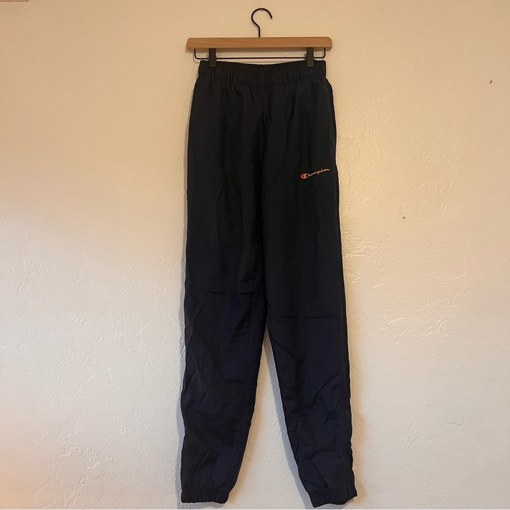 navy blue vintage Champion track pants